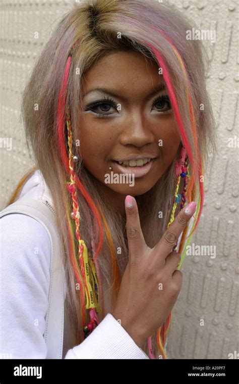 Ganguro girl .